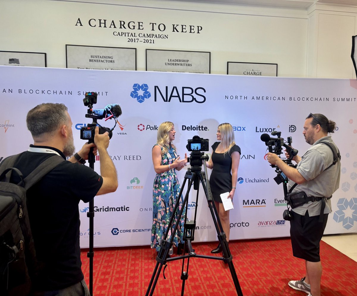 RareNetworkWeb3's tweet image. Things are cooking here in Dallas!
Just spoke with Katherine Dowling of @BitwiseInvest after her panel during @NABSummit