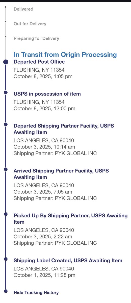 gabriemh19's tweet image. Once again @USPS @USPSHelp why if my package is coming to sacramento, tell me why it went to New York? This is stupid, not the first time by the way...