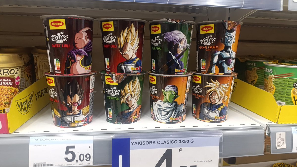 En el Carrefour han llegado estás cositas #DragonBall #DragonBallZ #DBZ #DragonBallSuper #dbgt #dbsuper