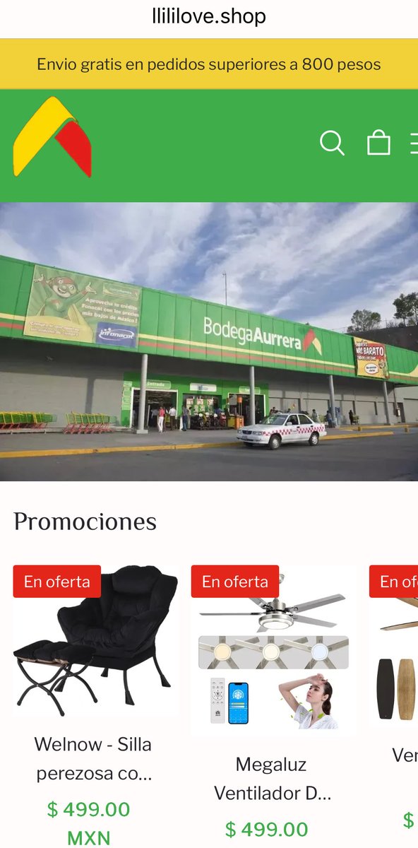 BereArias5's tweet photo. Me apareció una publicación con ofertas de Bodega Aurrerá, ¿es real? @BodegaAurrera https://t.co/4uHDCUD5Ae