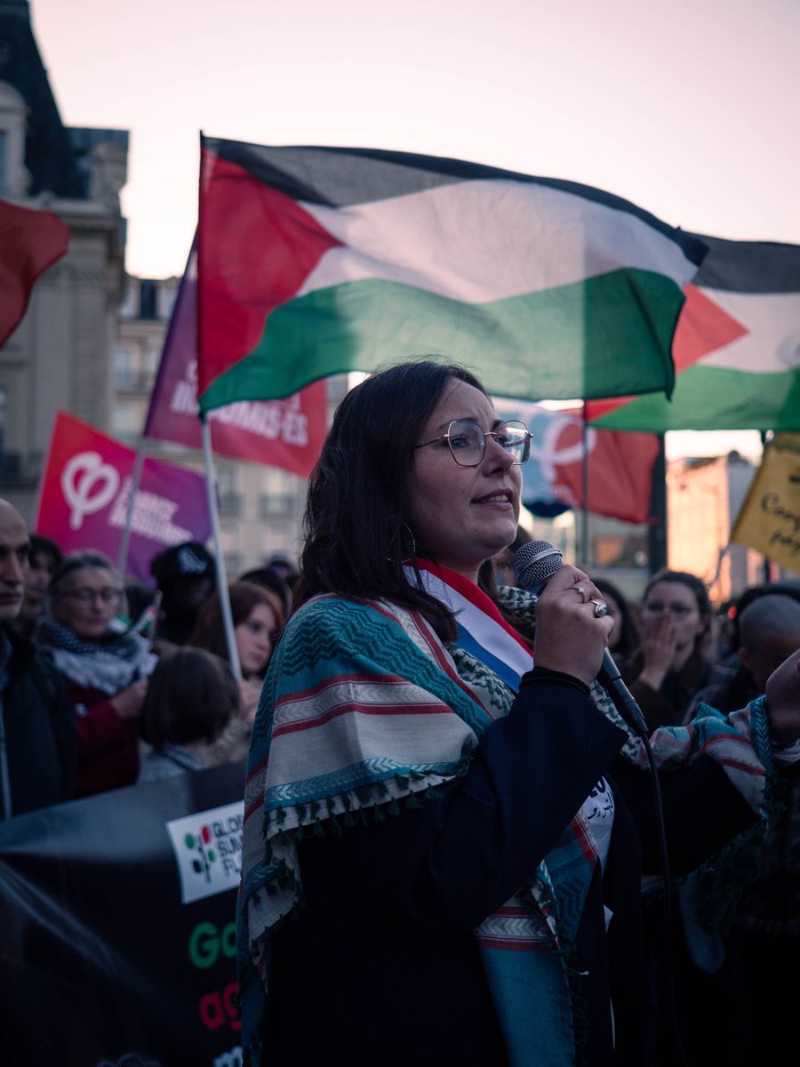 MarieMesmeur's tweet image. De retour à #Rennes ! Palestine vaincra🇵🇸