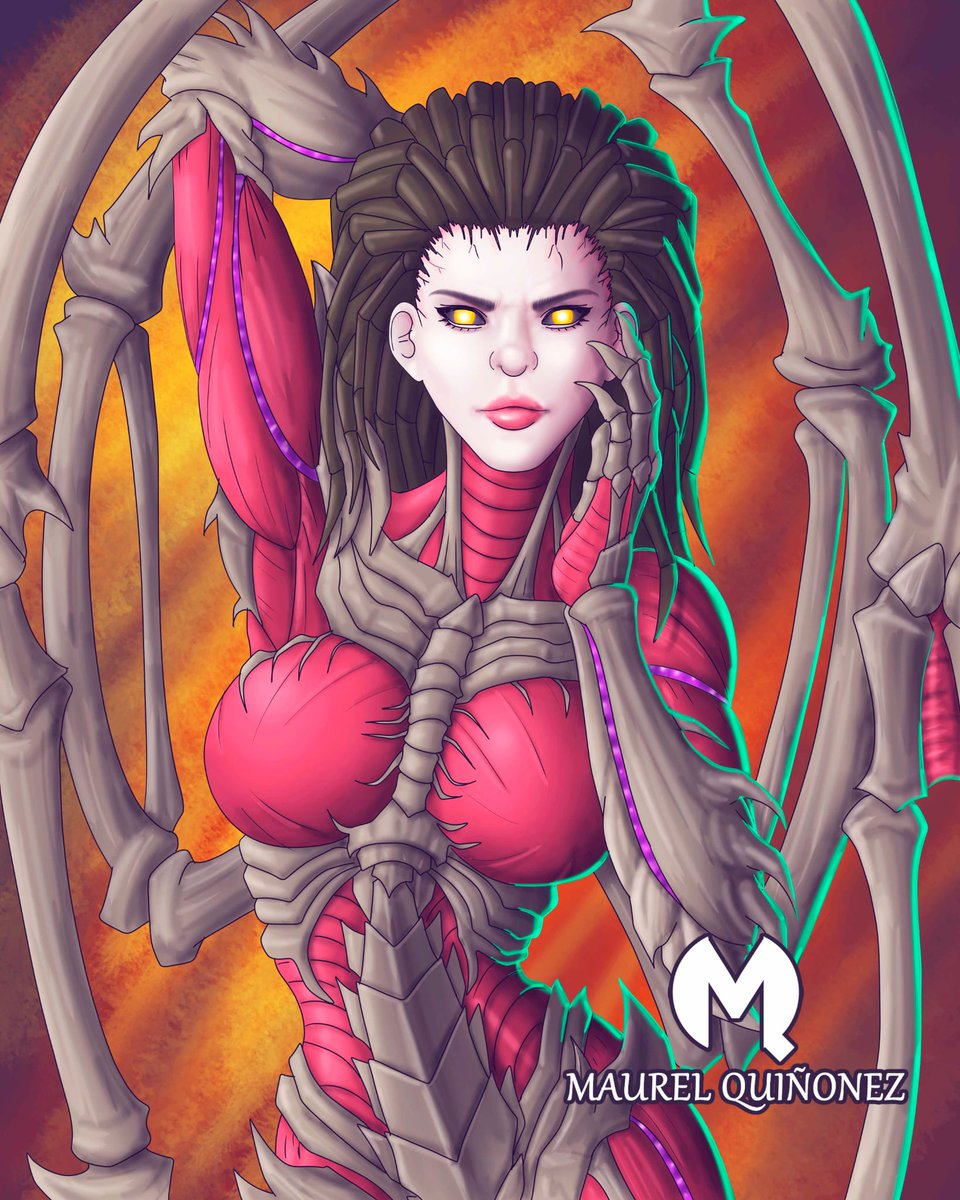 maurel_quinonez's tweet photo. #arttrober día 9, #sarahkerrigan
Nunca he jugado Star Craft, pero si sé quien es ella.
Llámenme enfermo si quieren, pero a mi me fascina Kerrigan 😈
#arttrober2025 #starcraftkerrigan #queenofblades #kerrigan #starcraft #gamer #artstation #geekart #nerdart #ilustragram #dailyart https://t.co/ZGDaRONx6l