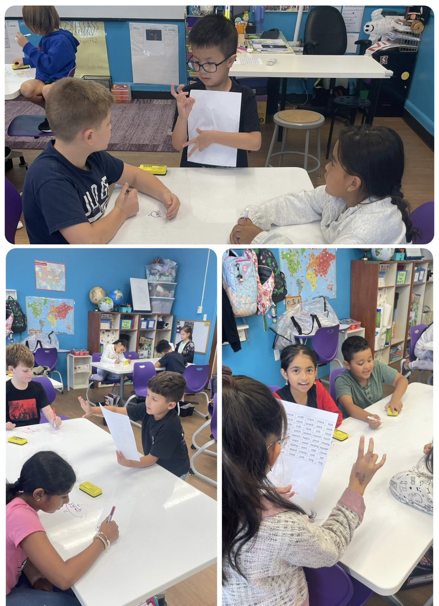 MissZimmerman22's tweet image. These third graders love being “table teachers” during FUNdations. Love seeing them take the role as a teacher and practice their skills. ✅❤️