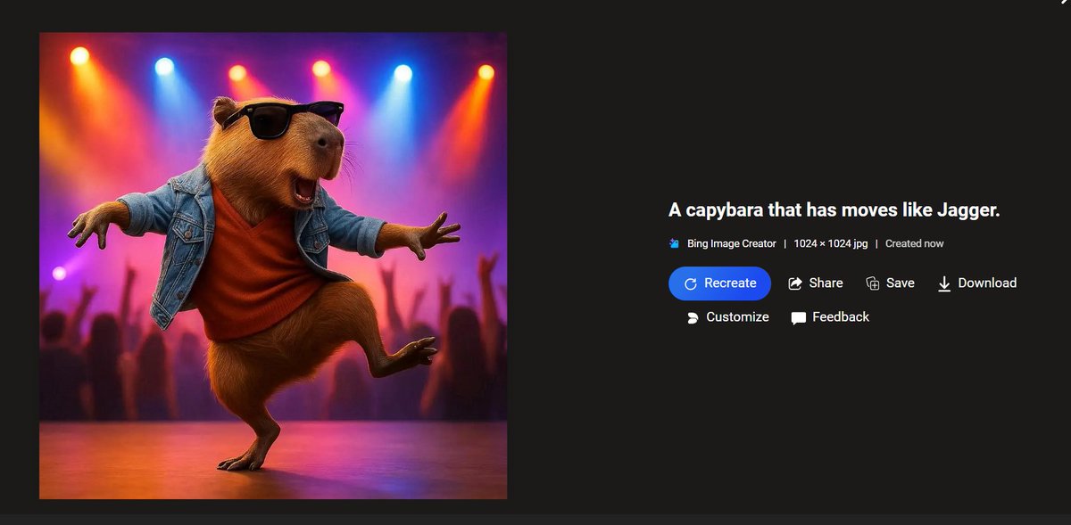 So, you’ve got moves like Jagger, but how are your Bing Image Creator skills? We’ve got two tickets to the Maroon 5 show in Portland, OR up for grabs – post an image to X inspired by the band created using Bing Image Creator with the hashtag #BingSweepstakes to enter for your