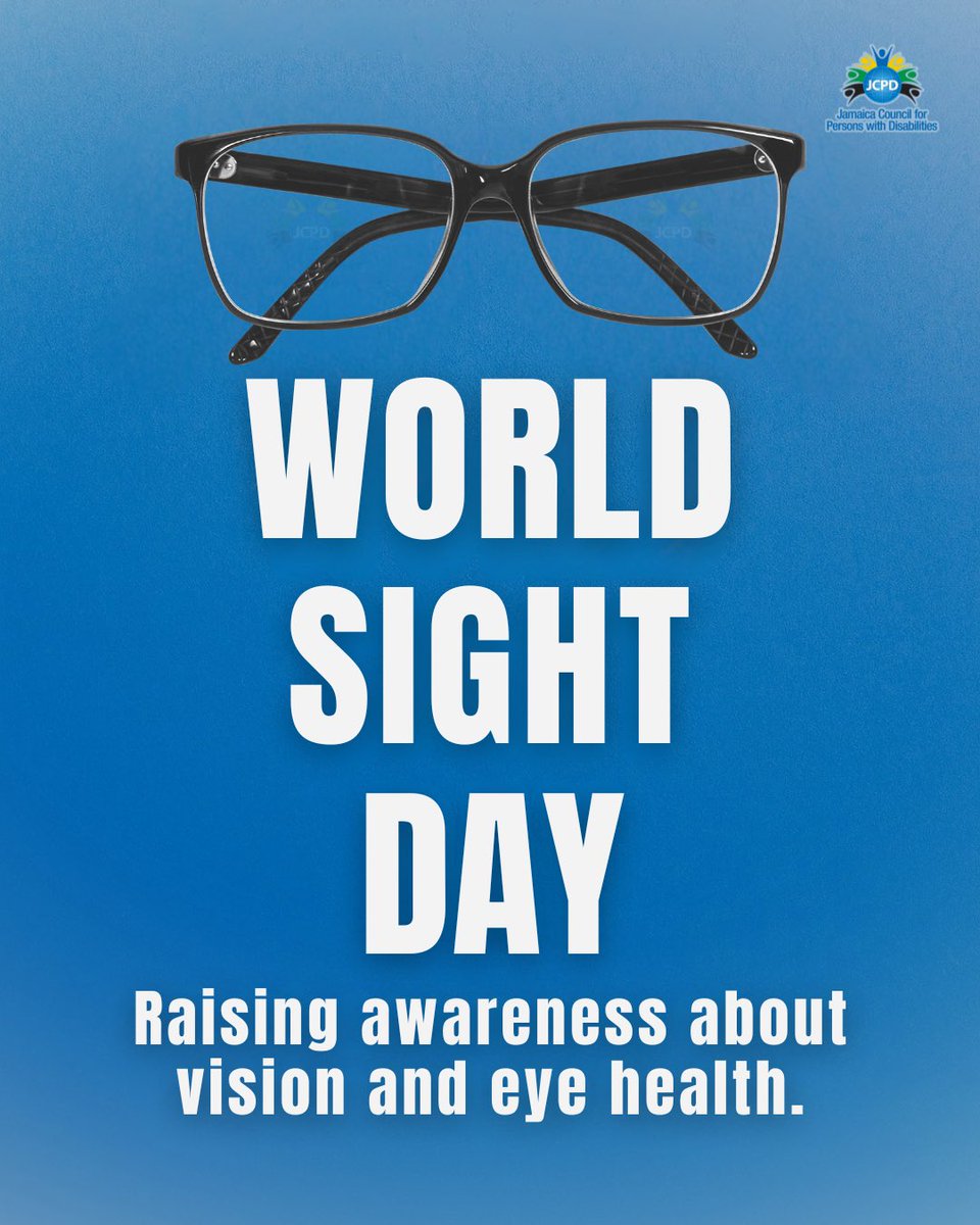 Good vision changes everything. 💙

Today we observe World Sight Day, raising awareness about the importance of regular eye checks and accessible eye health for all.

Let’s make sight a priority — because seeing well means living well. 👓
#WorldSightDay #InclusionMatters #JCPD