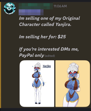 KatsumaYoshida's tweet photo. Someone is claiming ownership of the art and selling it to others illegally. But in fact, this art is mine and I did not sell it to anyone. So, be careful of those who claim it.
(I have censored the name because he uses a fake name and is the name of another artist.) https://t.co/9lhdOZ9cqh