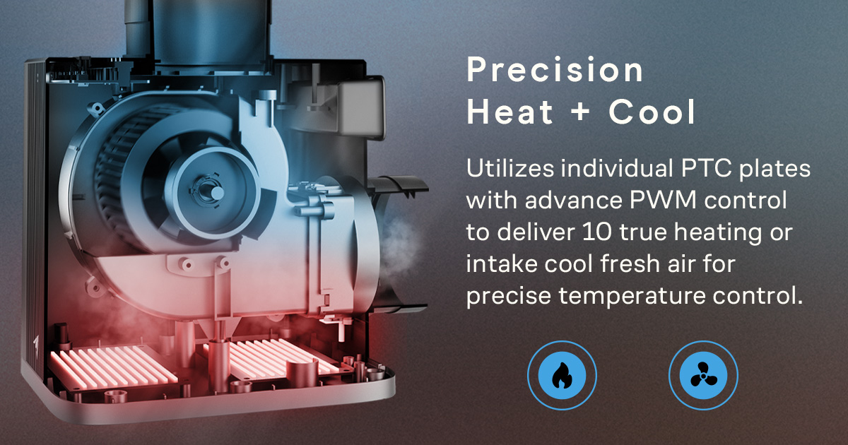 AcInfinityInc's tweet image. Introducing the New Thermoforge Series 🍃🔥

✅ The Thermoforge T7 is an AI-driven VPD heater designed for growers who want smart, standalone climate control. Its onboard AI monitors your environment, predicts temperature shifts, and automatically adjusts heat or cool air levels…