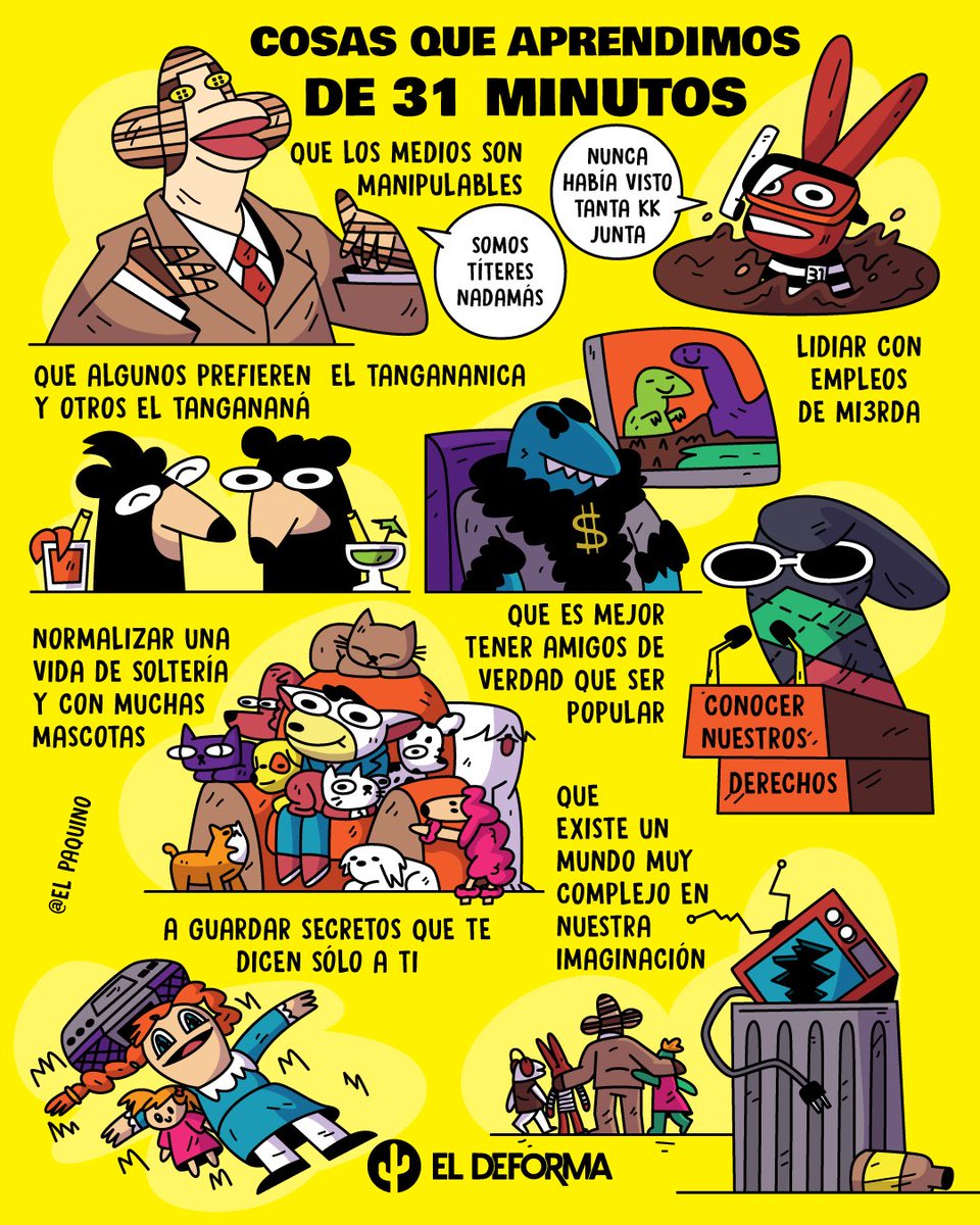 ¿Cuál es tu top top top top top? 📺

#cartoon #31Minutos #humor