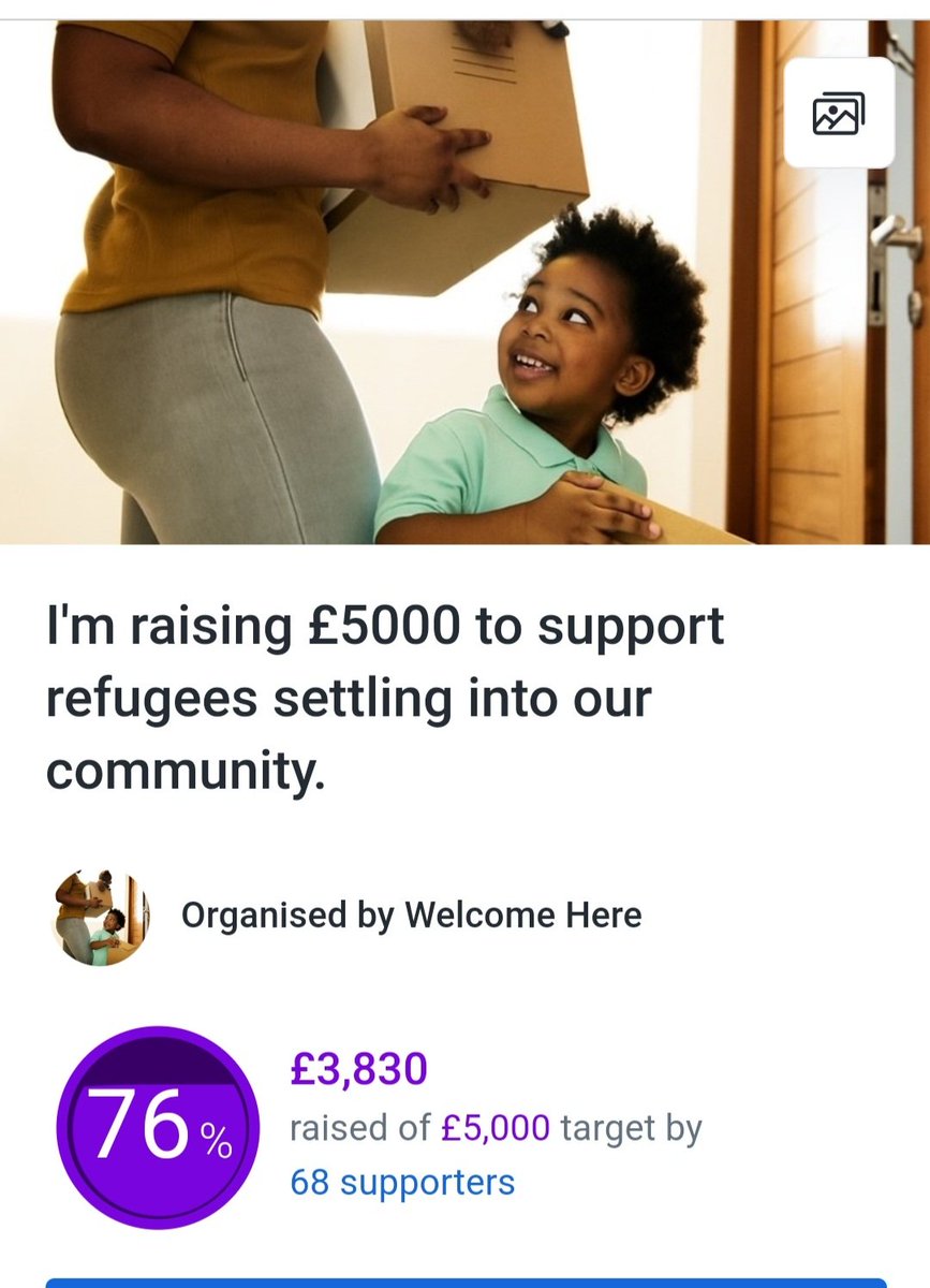 Nearly there! Such kind people have donated nearly £4000 so far to support families settling in #StratfordonAvon The campaign ends on Sunday 12th so every little bit helps to reach £5000 🧡justgiving.com/crowdfunding/w…