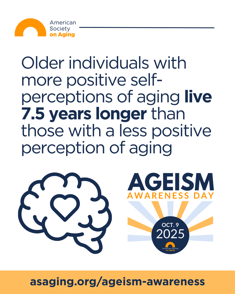 Aging is a varied experience, but one that unites us. Let’s build a society that works for us all. asaging.org/ageism-awarene… #AgeismAwarenessDay