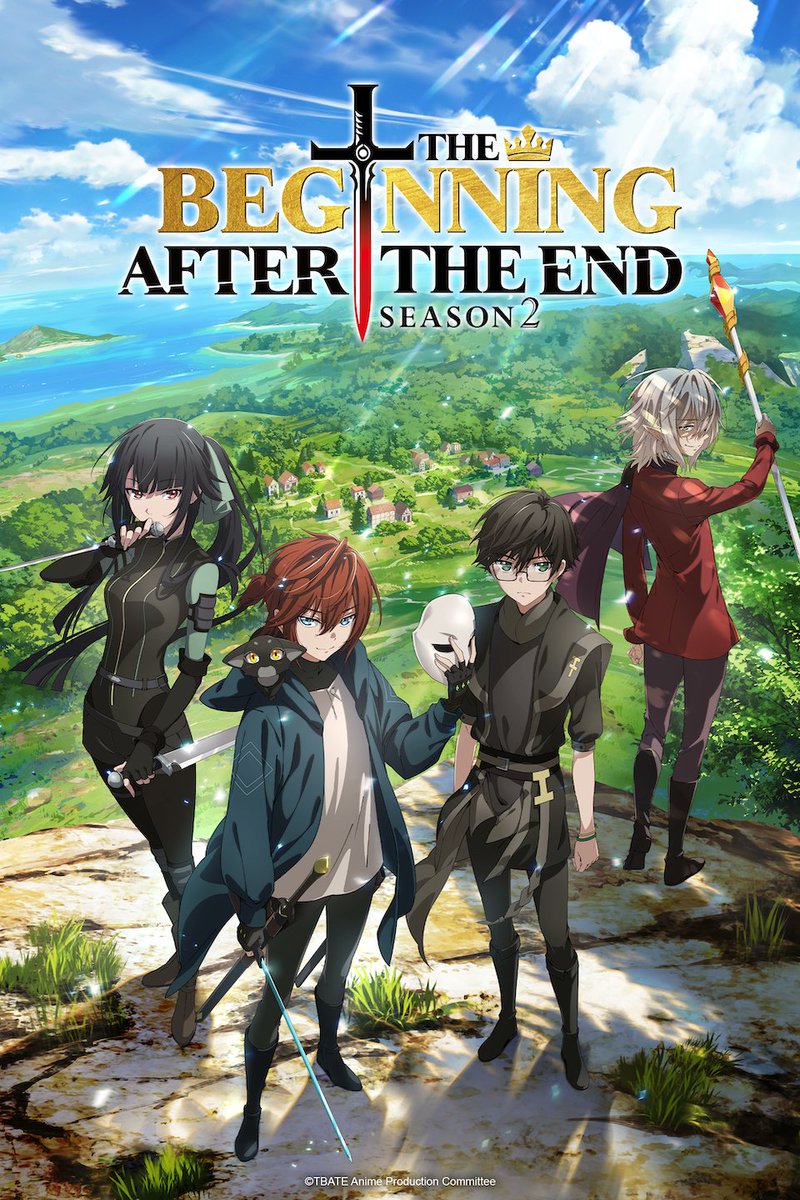 AniNewsAndFacts's tweet photo. "The Beginning After the End" Season New Key Visual 

- begins broadcasting in April 2026
- Studio A-Cat https://t.co/YfT27IhWkZ