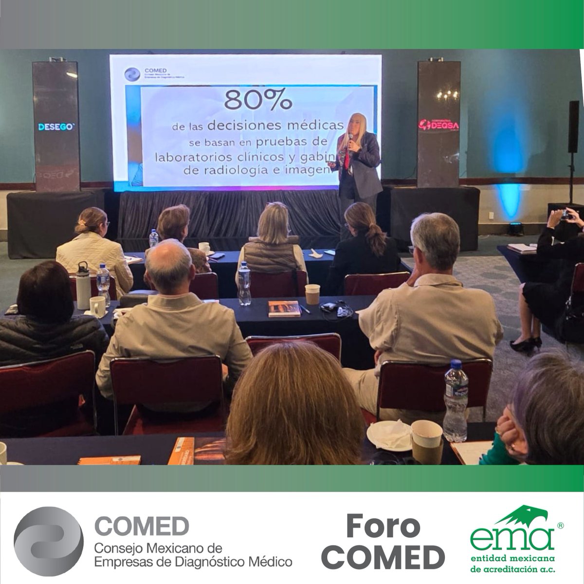 ema_ac's tweet image. 🌟 Comprometidos con la calidad y el fortalecimiento del sector médico
Como parte del compromiso de ema con la promoción de la infraestructura de la calidad, nuestra Directora General, Maribel López Martínez, participó en el Foro #COMED Querétaro 2025, donde impartió la ponencia…