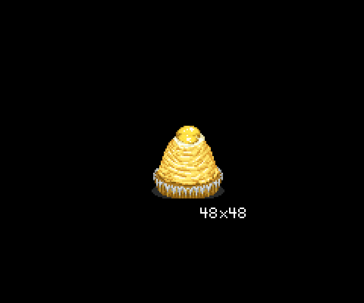 mountainlc's tweet photo. #ドット絵でモンブラン難しい問題 https://t.co/YAmit9pG9H