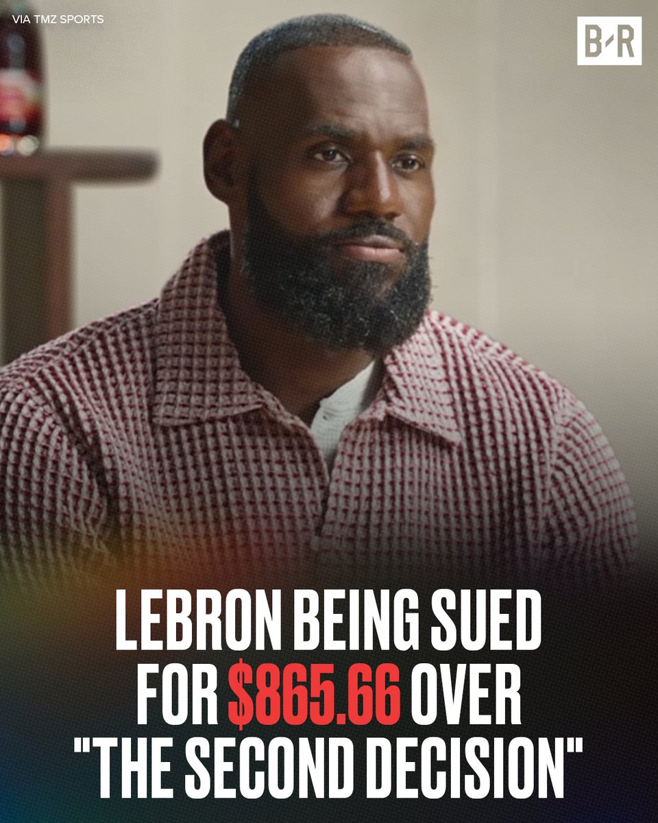 LeBron is being sued for $865.66 in a small claims court by a Lakers fan claiming that he was 'duped' by Bron's ad

The fan says he bought 2 tickets to see Lakers vs. Cavs but when the decision was revealed to be an ad, 'the tickets lost almost all their value'

(Via <a href="/TMZ_Sports/">TMZ Sports</a>)