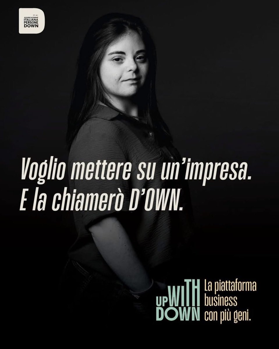 “La campagna per il lancio della piattaforma UpWithDown non si risolverà nell’arco di pochi giorni, ma sarà un percorso più ampio e duraturo, capace di produrre un cambiamento reale. Non solo DIRE qualcosa di rivoluzionario, ma FARE qualcosa di rivoluzionario.