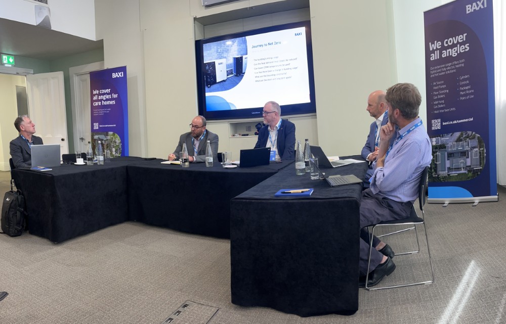 CareSectorHub's tweet image. Baxi roundtable explores barriers and enablers to heat decarbonisation in care sector - @baxiboilers #caresector #decarbonisation #heatdecarbonisation #carehomes #sustainability #energyprices - hubpublishing.co.uk/baxi-roundtabl…