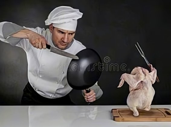 Mossdestroyer's tweet image. OH GOD THE CHICKEN IS FIGHTING BAAAAACK!!!
