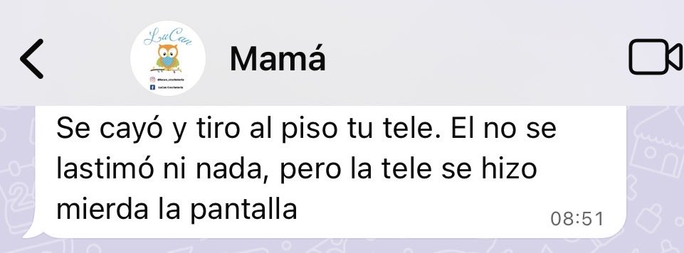 kndlxld's tweet photo. Yo: no puedo tener más gastos grandes este mes
Mi madre con enormes noticias: https://t.co/Jf6zGv4C98