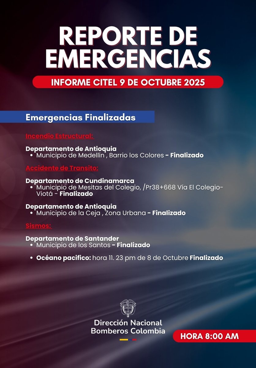 CITEL - Reporta Bomberos tweet media