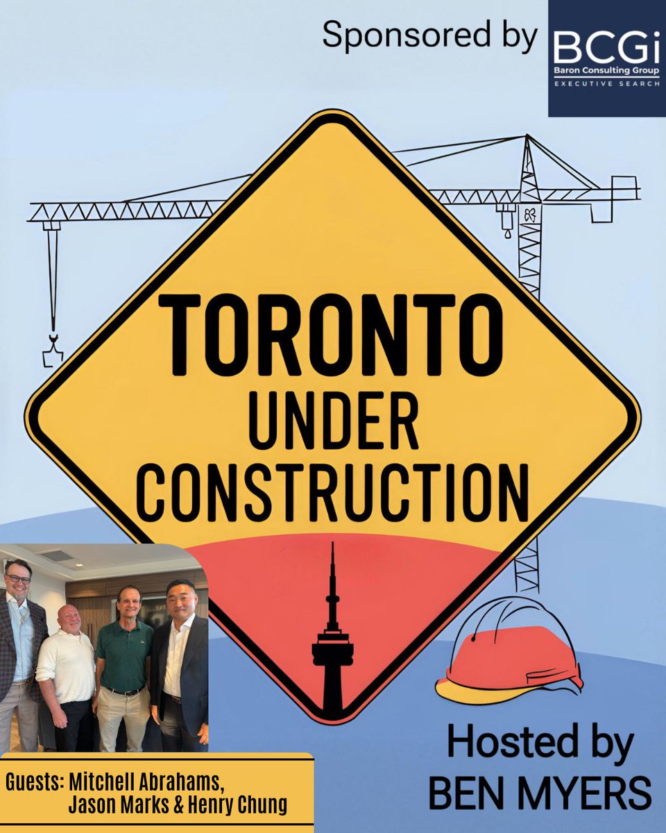 TUC Podcast Ep 93 is up. We talk rents with Benvenuto, CollectDev-Markee &amp; First National. 

Unit design, tenant retention, financing &amp; much more!

#ToRE 

podcasts.apple.com/ca/podcast/epi…
