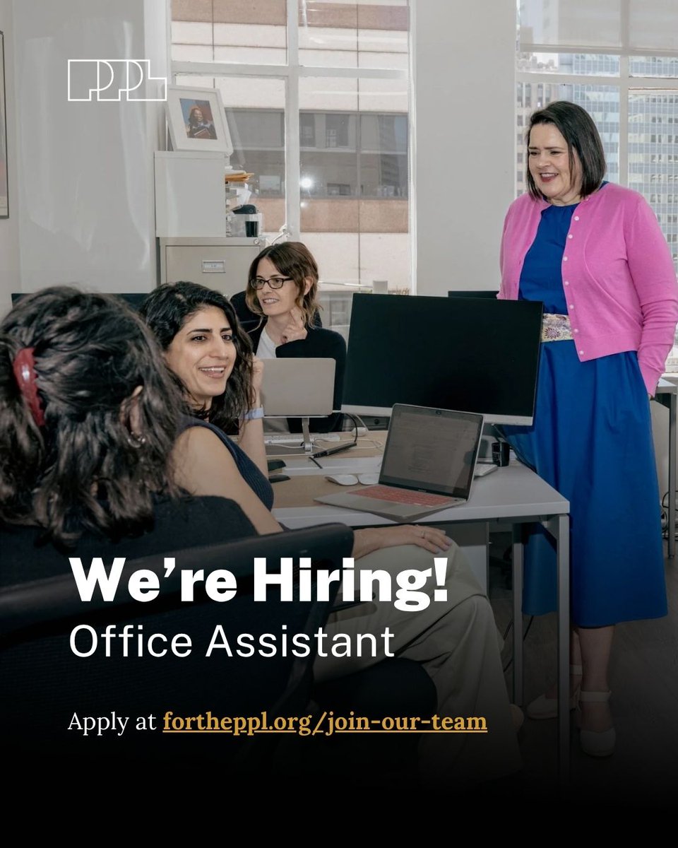 We’re looking for an Office Assistant! Join our team to advance second chances.

Ideal candidates are formerly incarcerated or system-impacted individuals eager to support our mission and grow professionally. 

Apply or spread the word: fortheppl.org/join-our-team
