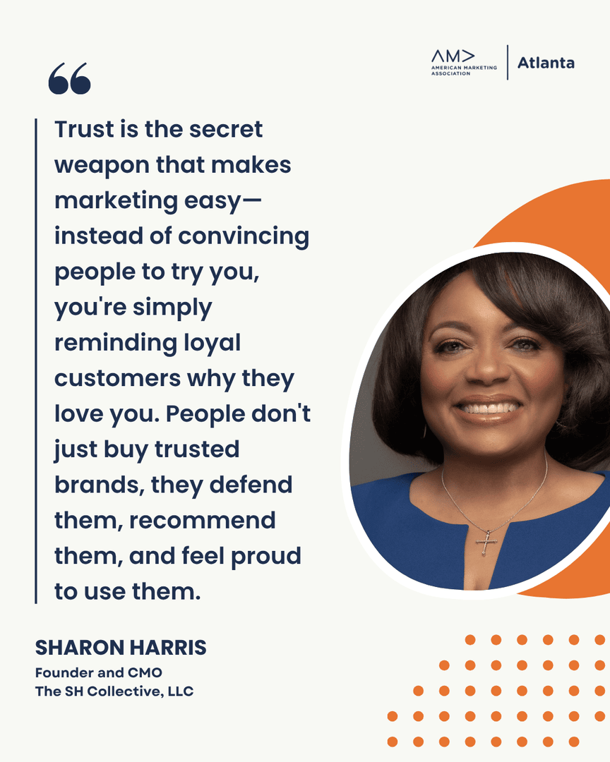 How do top brands earn trust in Q4? 💭 

UPS, Edelman, Newell Brands &amp; The SH Collective share how to turn one-time buyers into lifelong fans. 

📅 Oct 15, 11:30–1:30 | 📍 Edelman ATL 
🎟️ heyor.ca/MGedwd