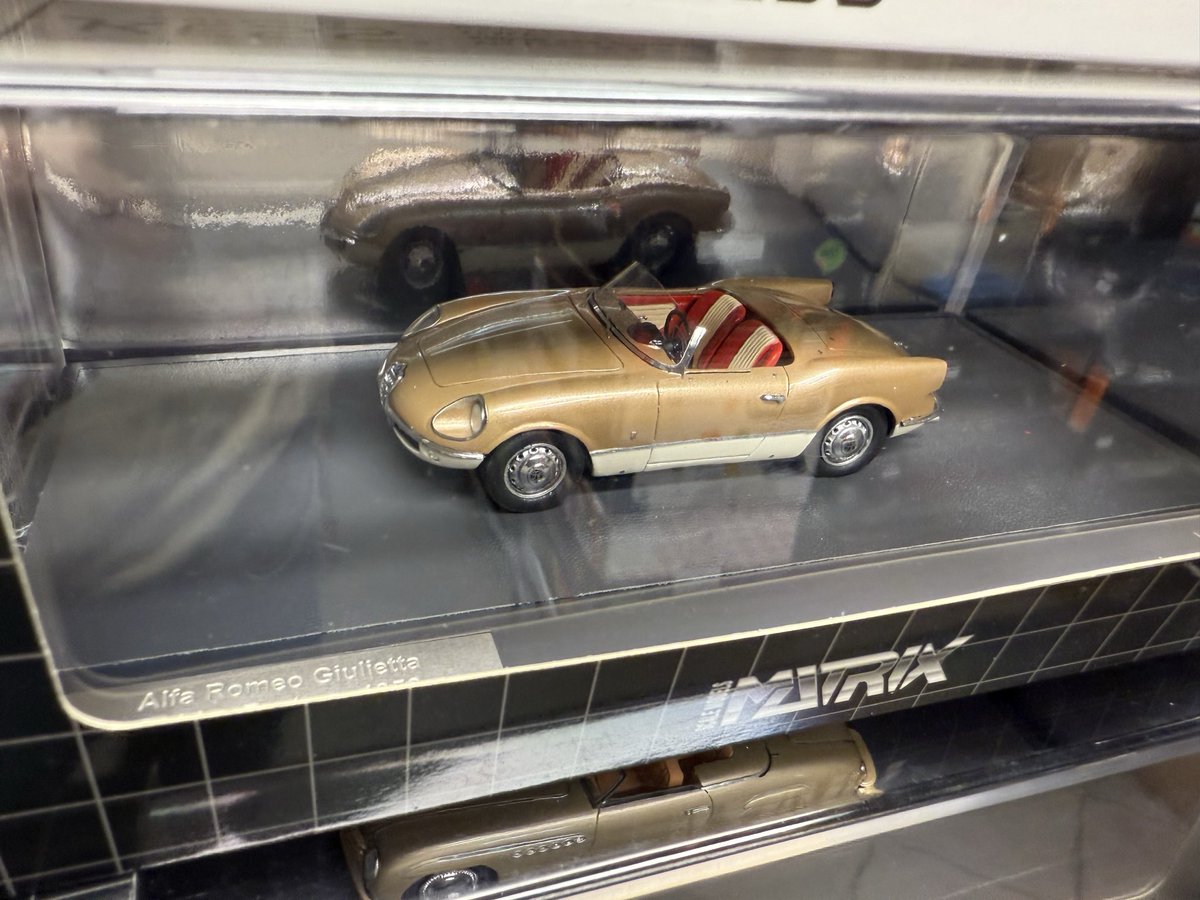 cars_tiny's tweet image. Alfa Romeo bellissime e rarissime Alfa Model 43 Matrix Kess Whirebox scala 1:43 #tinycars #alfaromeo #scala143 #matrix #scalemodel #vintage