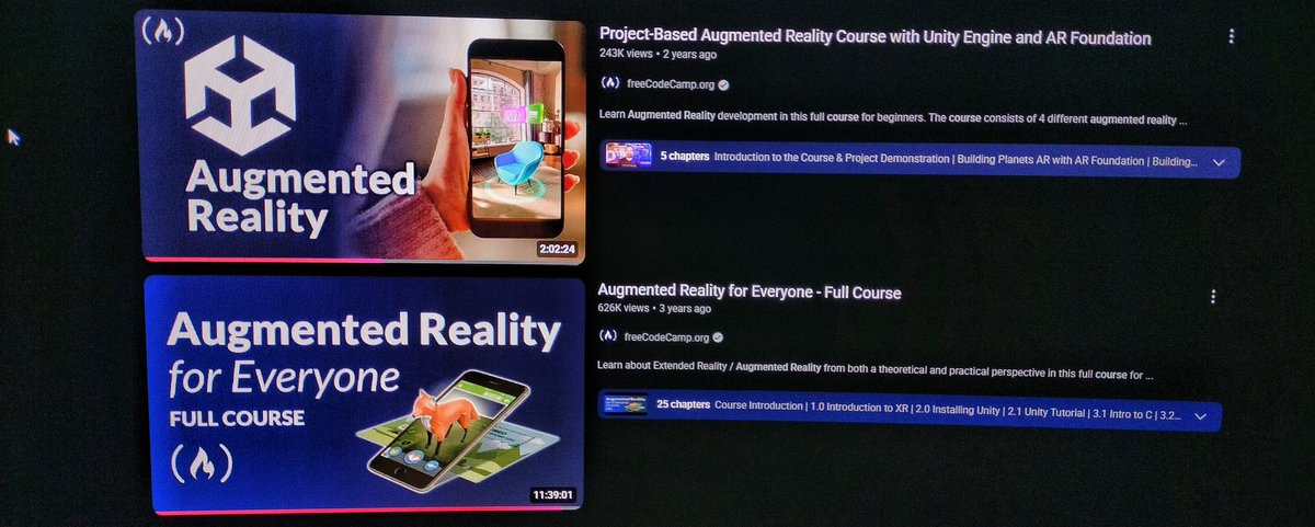 It's been 2 years since I have launched any courses on XR! But the impact of the ones I did release has been great! 

Many professors and beginners have referred to the course to either learn something new or to start a career out of it.

Thinking of building a new one but on MR!