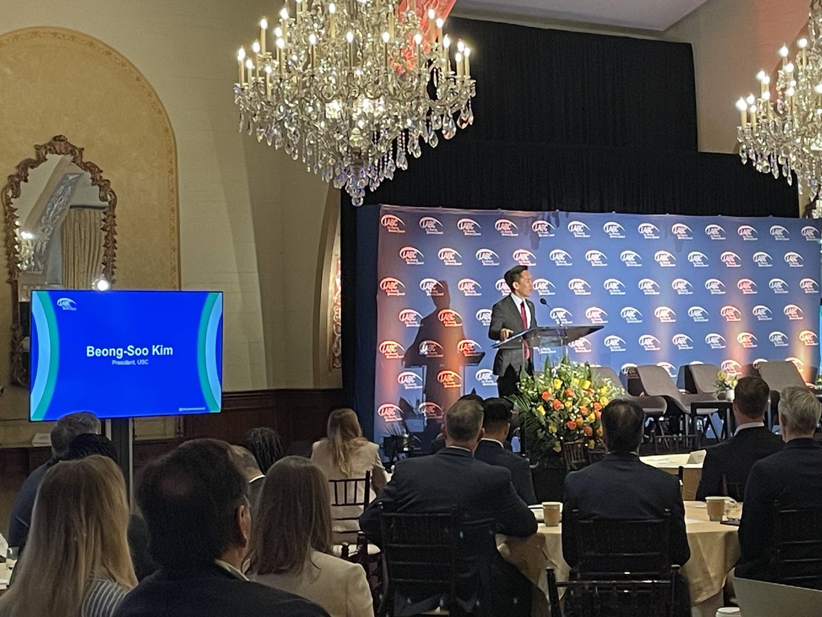 We are excited to welcome President Kim for the first time to the LABC Sustainability Summit! <a href="/USC/">USC</a>