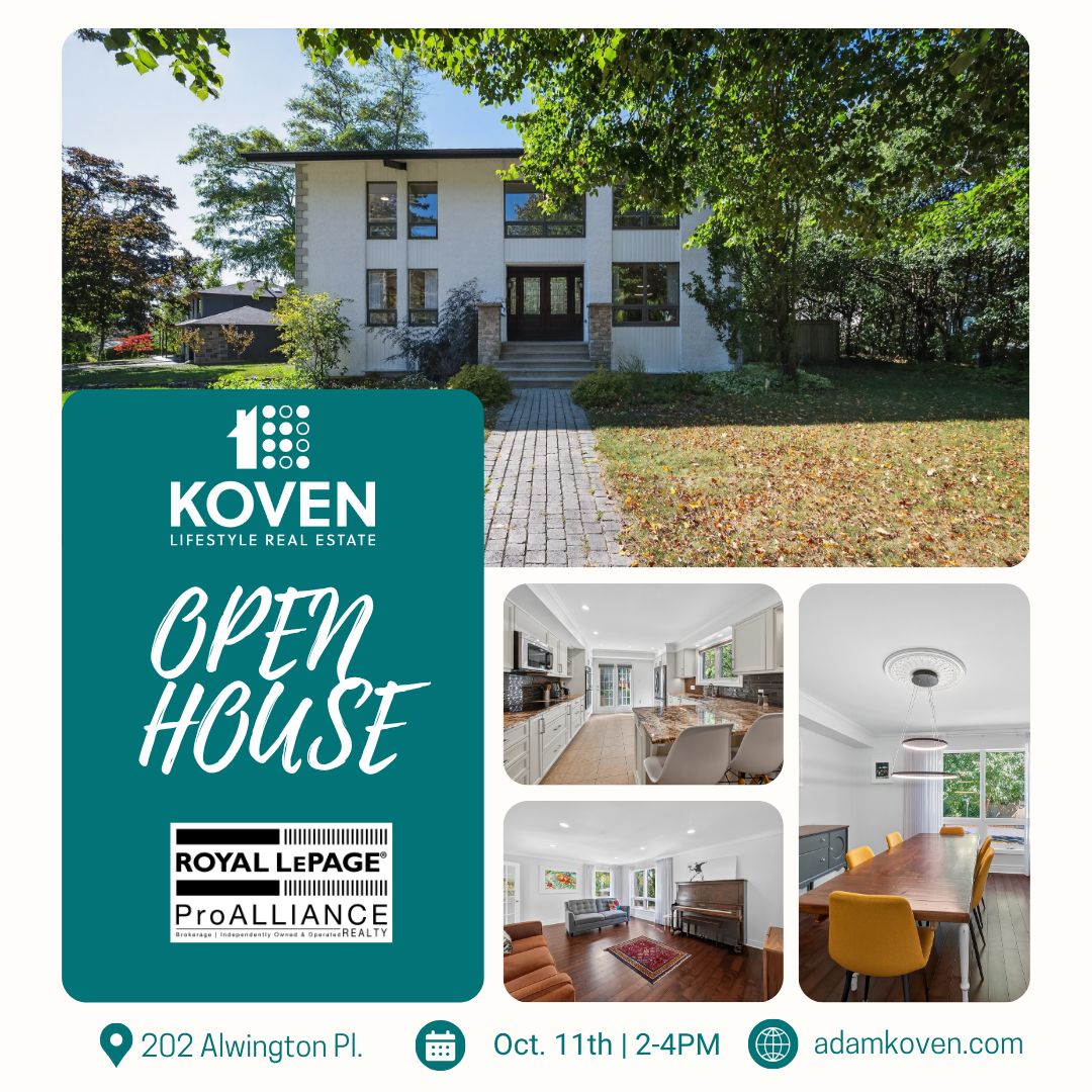 ✨ Open House✨

🏡 5-bedroom home in Kingston's prestigious Alwington Place!

📍 Location: 202 Alwington Place
🗓 Date: Saturday, Oct. 11th
⏰ Time: 2-4PM

📷 See all the photos, video, floor plans, and 3D virtual tour at bit.ly/42nzGWL

🏠 Could this be the one?