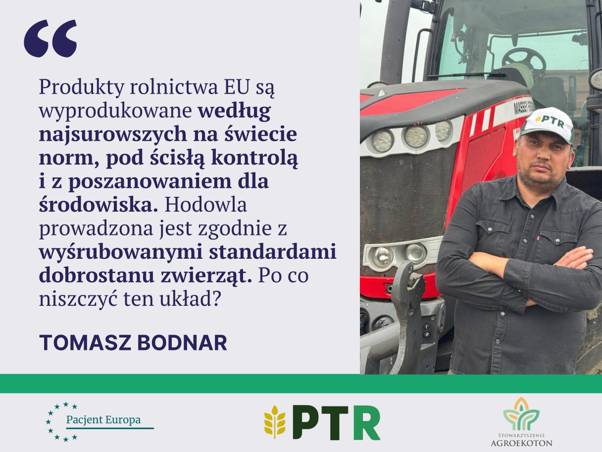 Umowa UE–Mercosur w obecnej formie łamie zasady równej konkurencji, podważa bezpieczeństwo zdrowotne i żywnościowe oraz grozi osłabieniem europejskiej solidarności, której tak bardzo potrzebujemy wobec agresywnej polityki Federacji Rosyjskiej.

Jako strona społeczna oferujemy