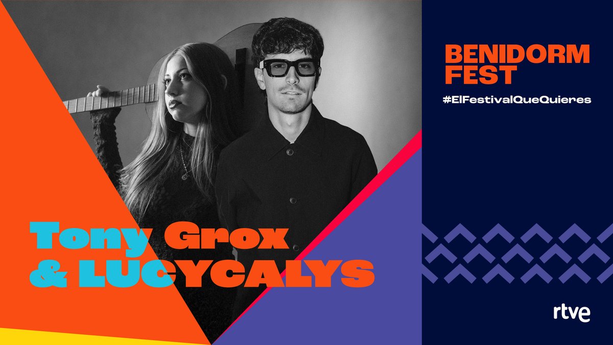 Tony Grox y LUCYCALYS cierran el cartel de este #BenidormFest2026 💃✨

Forman un dúo que fusiona flamenco, electrónica y pop contemporáneo en una propuesta fresca y vibrante.

#BenidormFest #ElFestivalQueQuieres <a href="/TonyGrox/">Tony Grox</a> <a href="/lucycalys/">LUCYCALYS</a>

rtve.es/n/16763418