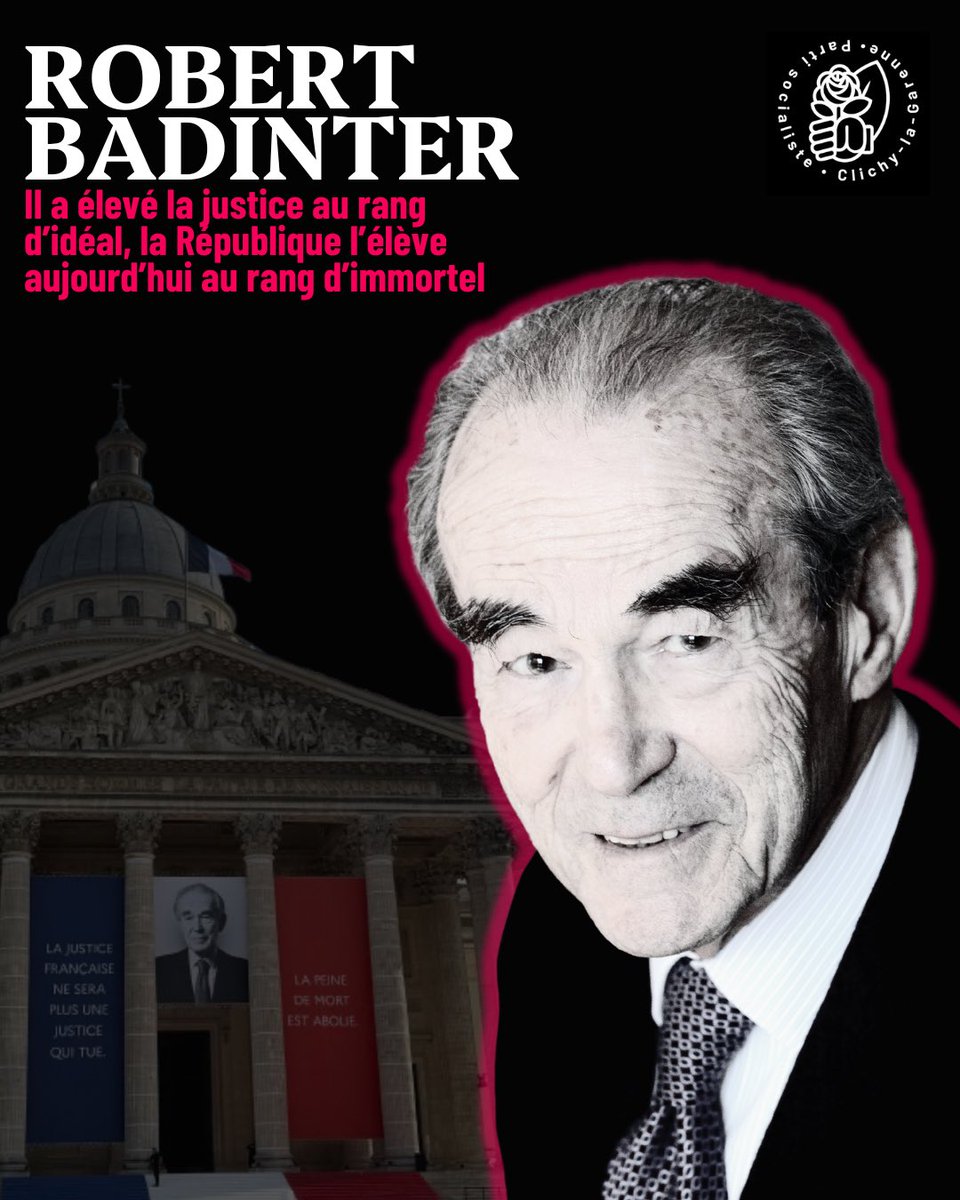 Panthéonisation de Robert Badinter 🌹🏛️
