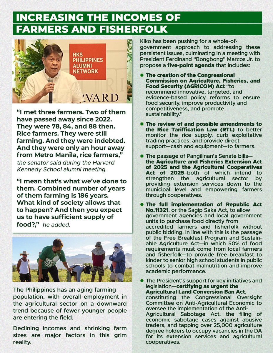 ronaldgem's tweet image. Sen. Kiko Pangilinan and Sen. Bam Aquino released their First 100 Days report in office:

Pangilinan: facebook.com/officialkikopa…

Aquino: facebook.com/BenignoBamAqui…