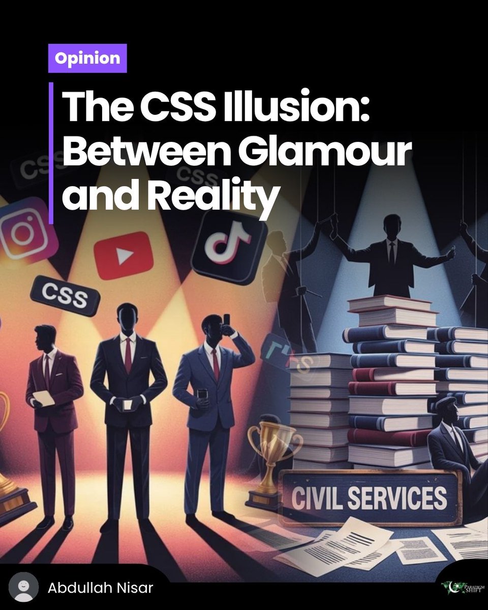 ParadigmShiftPK's tweet image. The #CSSExam isn’t all glamour — it’s a grind with a 97% failure rate 😬. 

Behind the prestige lie political favoritism, unequal perks &amp;amp; limited impact. 

Is chasing the CSS dream worth it in 2025? 

#Pakistan #CivilServices #CareerReality

👉 paradigmshift.com.pk/css-reality/