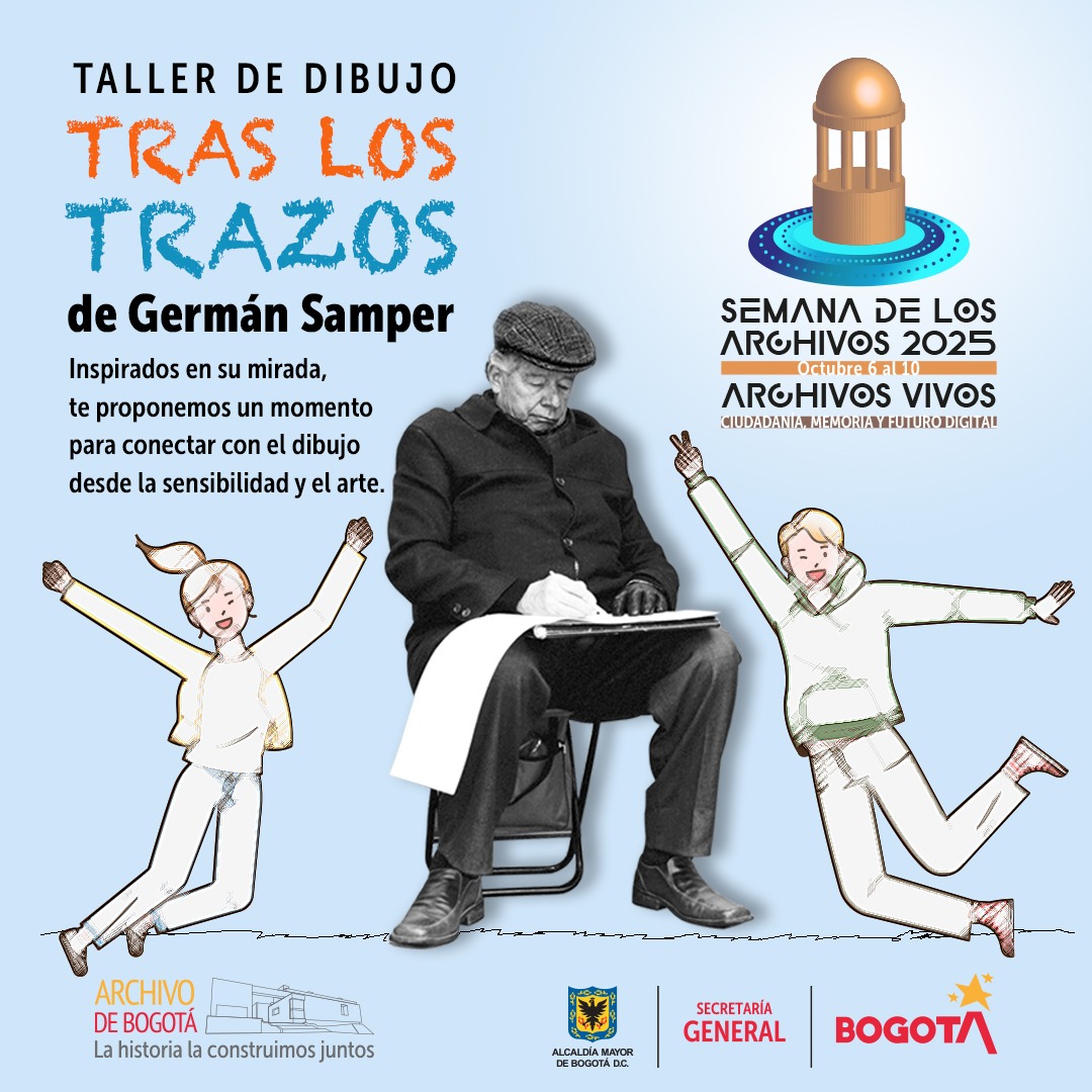 Ven a la #SemanaDistritalDeLosArchivos2025 y participa en los talleres dirigidos a jóvenes y adultos, previa inscripción en el siguiente enlace: forms.gle/kevGbYCQsRrfxE…

👌🏻 Archivo de Bogotá, la historia la construimos juntos