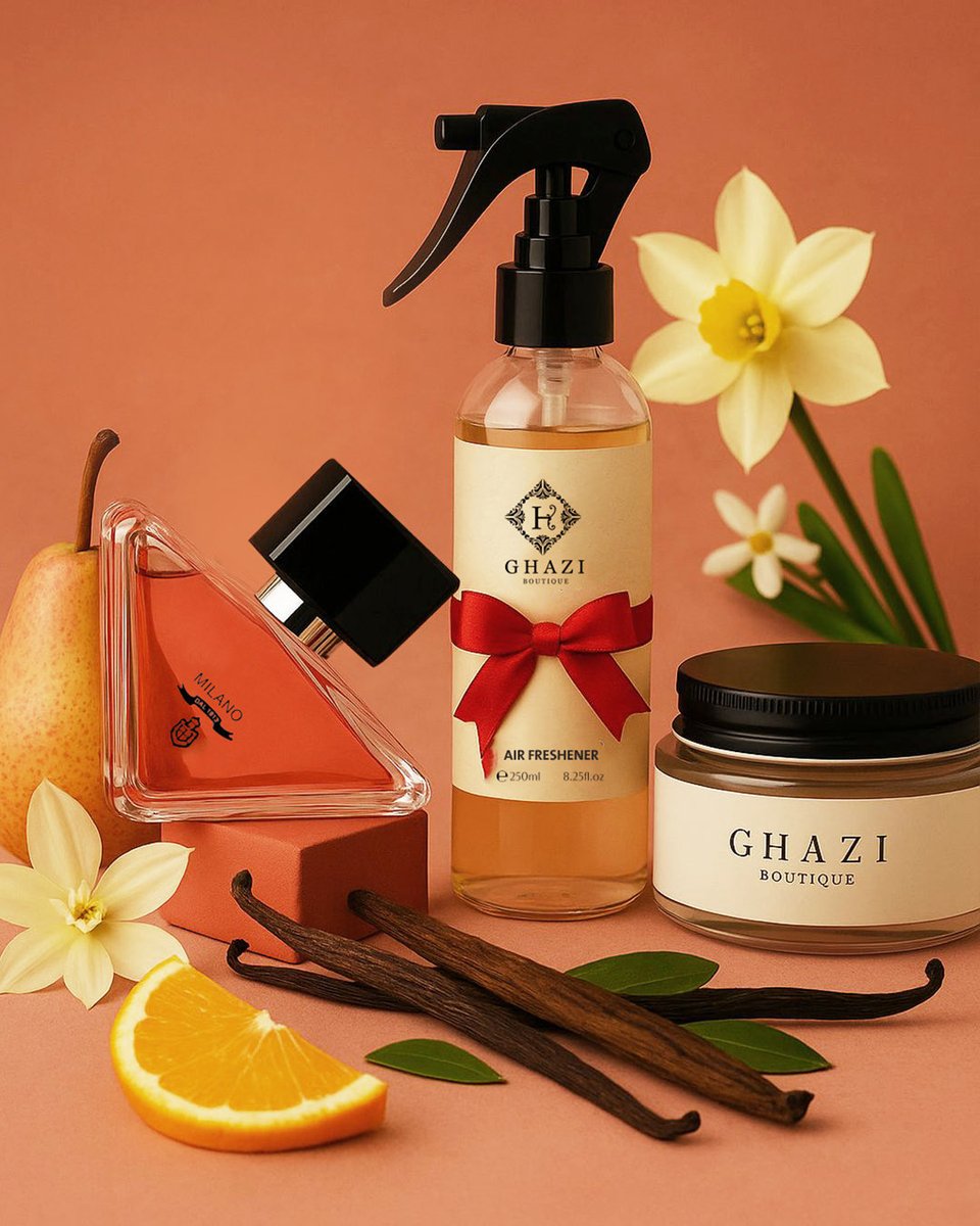 رائحة تنبض بالأنوثة والهدوء… تحولت لتجربة كاملة 👑
من غازي بوتيك ✨
•عطر ناعم وفاخر يفتح النفس من أول رشة 🌸
•بخور راقٍ بنفس الرائحة… يحول المكان لسكون دافئ ✨
•مرش مفارش بروح العطر الأصلية ولمسة غازي الفاخرة 💎

💡 ثلاث منتجات… برائحة وحدة مستوحاة من Paradoxe Intense،
وبـ