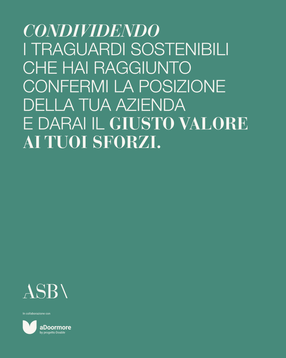 ASB_comunica's tweet photo. 🫣Non nasconderti: amplifica, comunica, racconta, ispira. Raggiungi la tua rete con #aDoormore by @progettodoable.

Come? scoprilo nel post e al link: https://t.co/qogFNdKNzA 😉. https://t.co/YlKkQkDPsZ