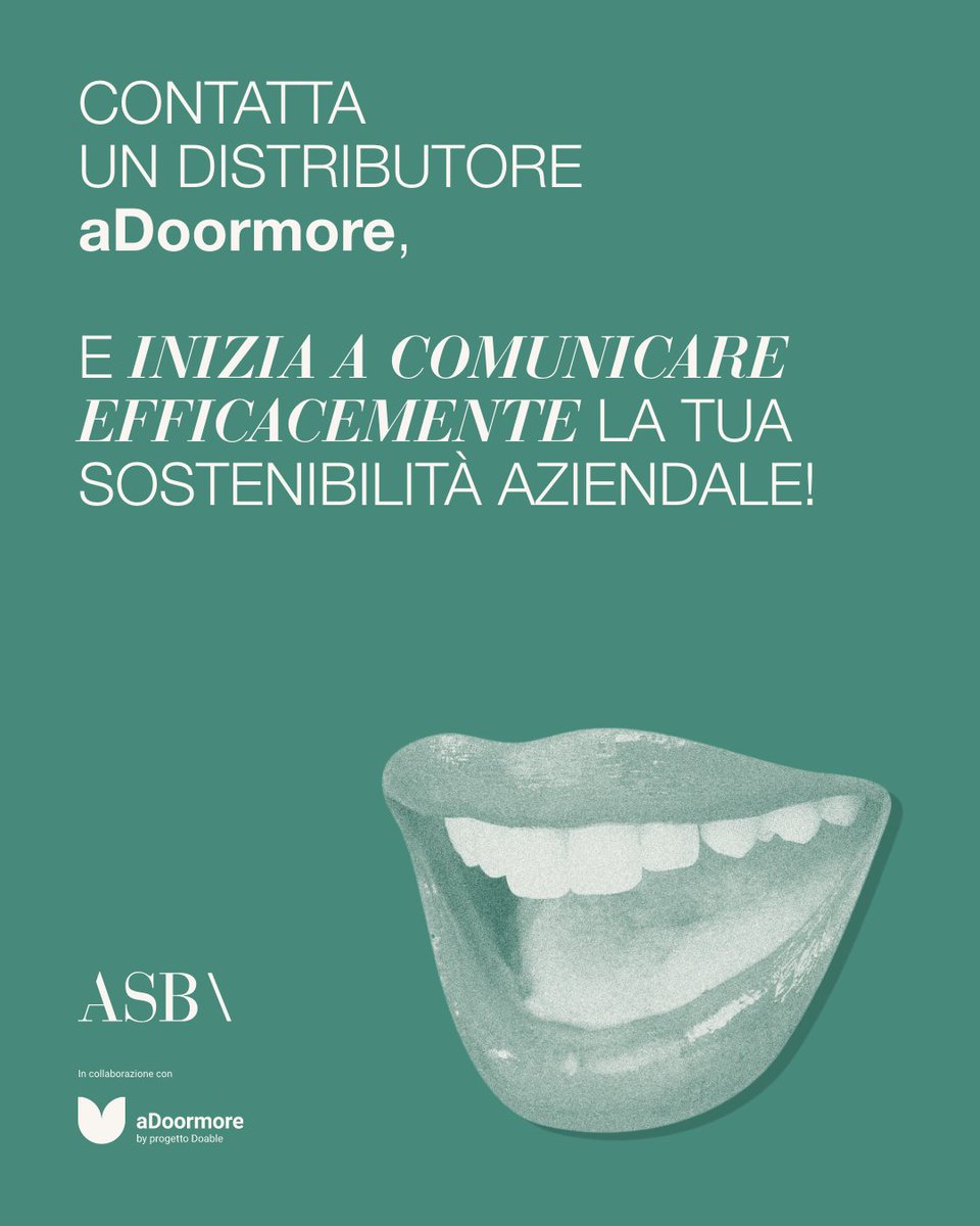🫣Non nasconderti: amplifica, comunica, racconta, ispira. Raggiungi la tua rete con #aDoormore by @progettodoable.

Come? scoprilo nel post e al link: adoormore.com/contact-distri… 😉.