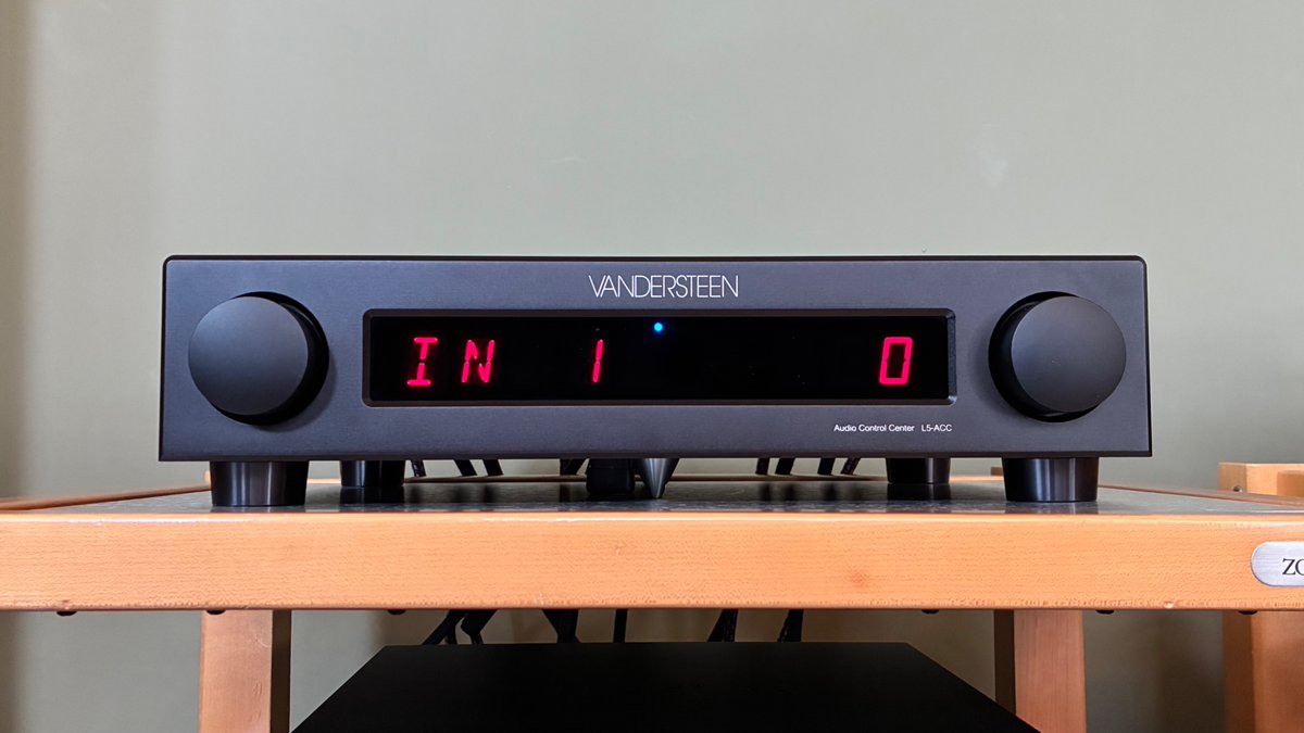 AudioConnectNJ's tweet photo. We've been having fun with the #Vandersteen L5-ACC preamplifier! Don't forget to RSVP for our Vandersteen 2025 Event! https://t.co/G0k0ZcMw11
