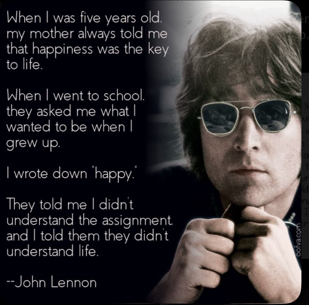 HowseLady's tweet image. Happy Birthday John Lennon! 🥳 I just know you would have done so many more great things. You’ve been missed! ❤️🎼

“Happiness is when what you think, what you say, and what you do are in harmony&quot;