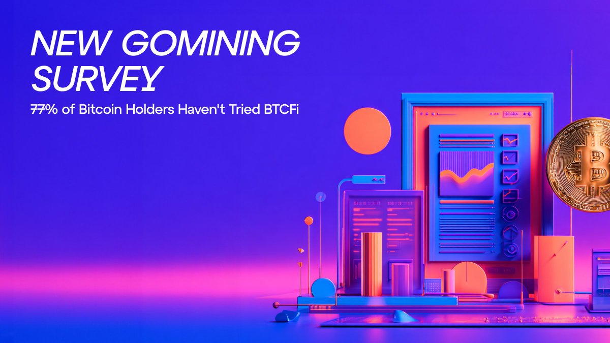 GoMining_token's tweet image. BTCFi is missing the mark 📍

Our latest survey of 700+ Bitcoin holders shows:

🔸 77% of Bitcoin holders haven’t tried BTCFi.
🔸 65% can’t name a single BTCFi project.
🔸 Yet 73% want yield, and 42% want liquidity.

The appetite is real. Adoption hasn’t followed.

So what will…