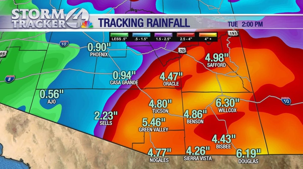 Arizona is getting hit by a hurricane. People are asking, “How is this happening?” And I tell them, “This is because I laughed at our insurance broker who tried to sell me flood insurance for our property in Tucson.” This is my karma. 🧘‍♀️