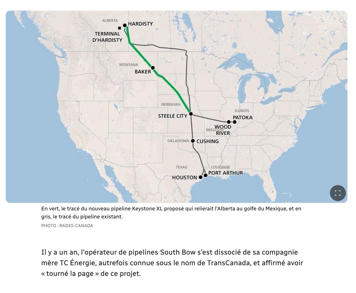 patbonin's tweet image. Penser relancer #KeystoneXL, c’est investir dans le passé.
Pourquoi construire un #pipeline dans un marché mondial qui se tourne vers la #décarbonation? C’est un pari dangeureux sur un modèle économique en déclin. Au #BlocQc, on veut une vraie #TransitionÉnergétique.
#polcan