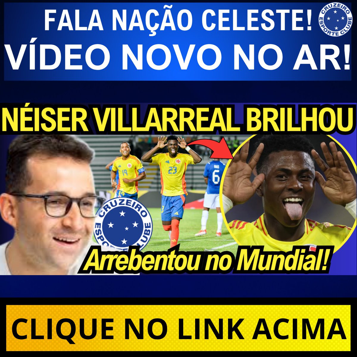 🦊NOVA JOIA DO CRUZEIRO NÉISER VILLARREAL BRILHA NA COPA DO MUNDO SB-20 E ENLOUQUECE A NAÇÃO AZUL!
youtu.be/lKgMn58_zRk