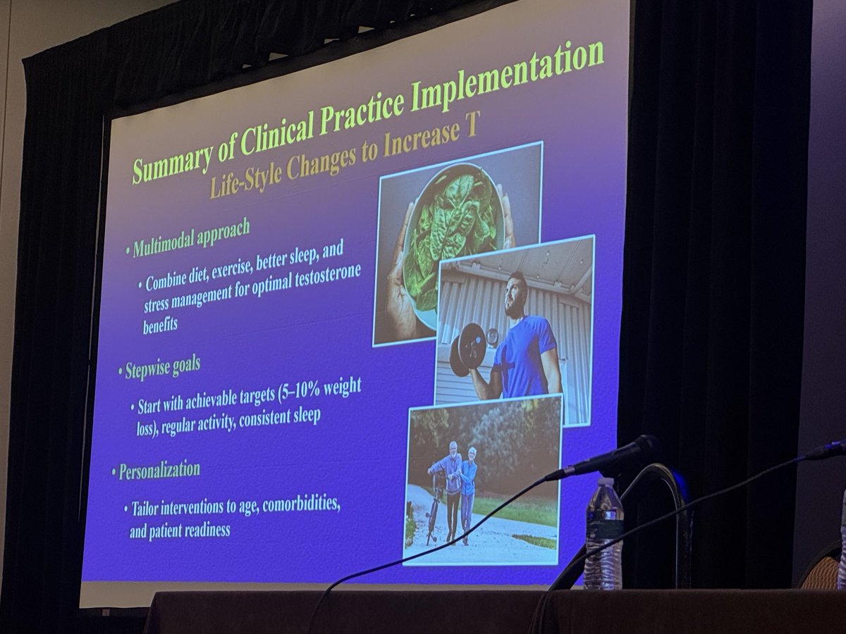Leaders in our field discussing everything you need to know about  #Testosterone and impacts of lifestyle, diet, wt loss and supplements on T levels. This is what we need to be counseling our pts on. Come join us at the Androgens and Peptides course <a href="/SMSNA_ORG/">SMSNA</a> #Smsna25