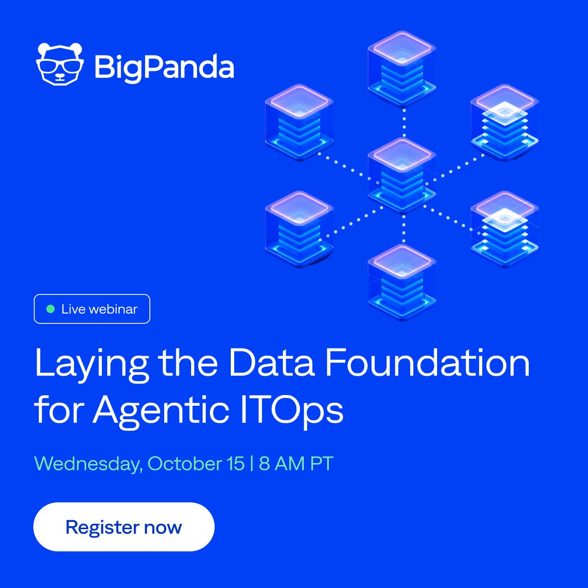 bigpanda's tweet image. Joining the webinar next week?

Learn why Agentic AI holds the keys to transforming ITOps and ITSM.

Oct 15 | Save your seat: bit.ly/3INiZgE

#AgenticAI #ITOps #FutureOfIT #BigPanda