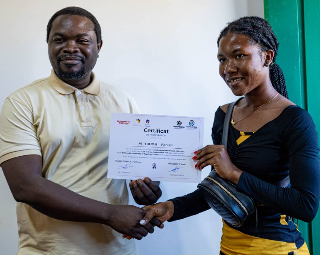 Wikimedia Togo tweet media