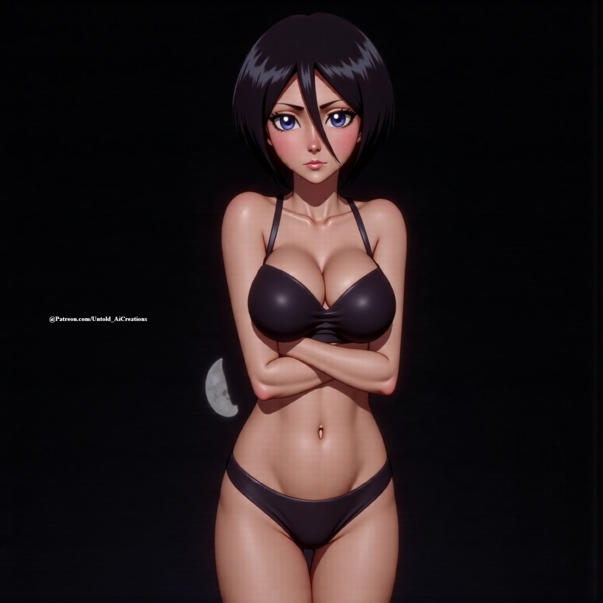 QT Something Black or Gothic

#Rukia_Kuchiki #BLEACH #BLEACH_anime #AIart