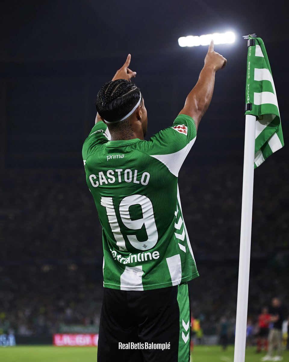 RealBetis's tweet image. A partir de ahora te llamaré Castolo, @CuchoHernandez 😉